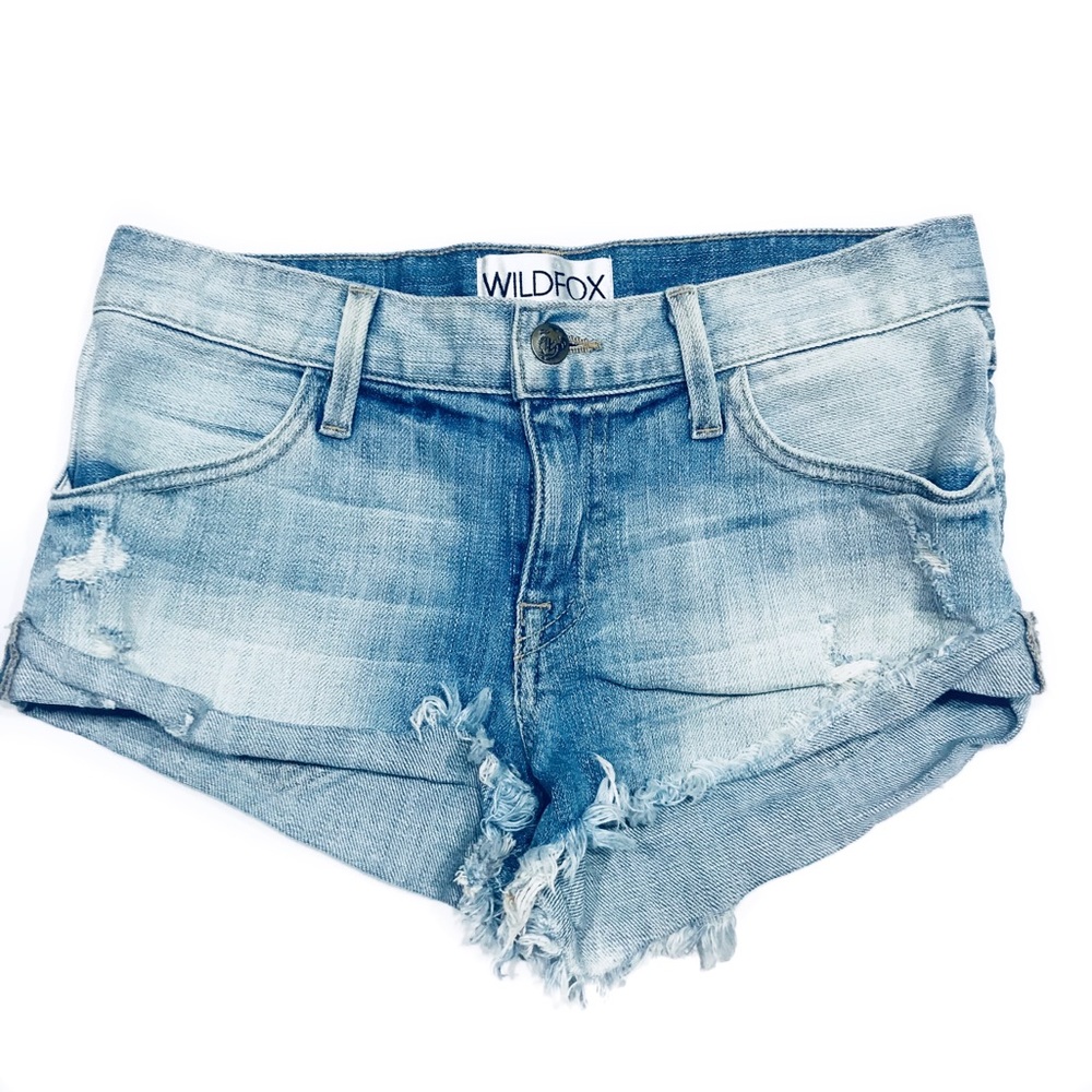 Wildfox jean cut off shorts